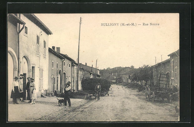 CPA Bulligny, Rue Neuve, Street View