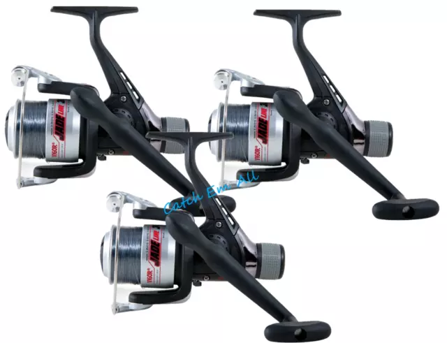 3 x Vigor Jade 30 Lineaeffe Spinning Reels Coarse Fishing Reels with Line