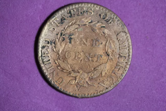 Estate Find 1822 - Coronet Head Large Cent #K41903 2