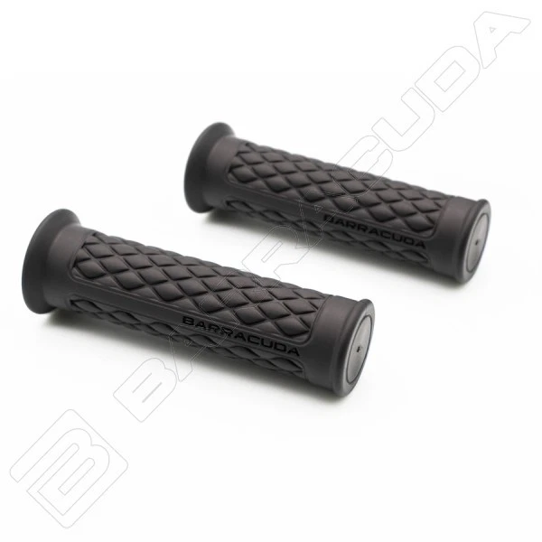 Vvikizy Poignée De Poignée Paire de 1 pouce 25/28mm Universel Moto Vintage TPU Poignée Poignée De Guidon moto butee - Auto