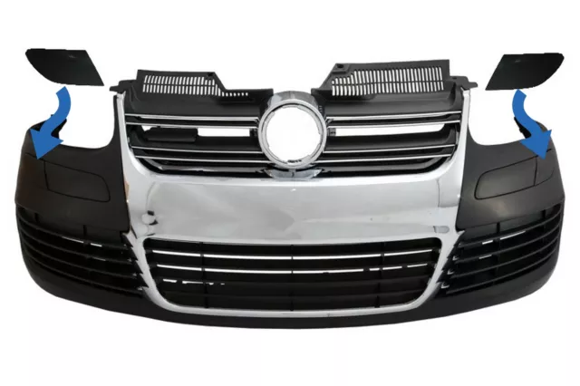 SRA-Abdeckungen Frontstoßstange für VW Golf MK5 V 5 03-07 R32 Look