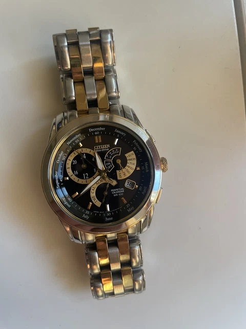 OROLOGIO DA UOMO Citizen ""Calibro 8700"" Goldtone Eco-Drive Modello - Foto 7