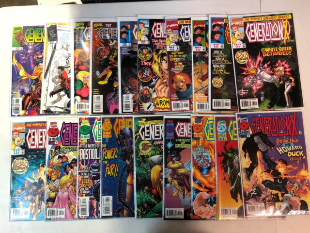 Generation X 1994 #1-39 +3 Annuals, One-Shots VF/NM Complete Sequential Set Run