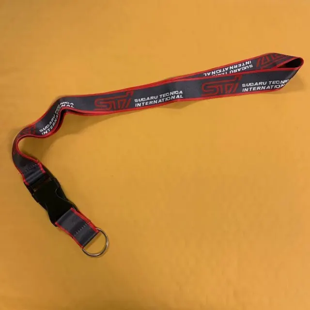 Nylon 21" Car Grey Lanyard Key Holder Keychain For SUBARU Impreza WRX STI All