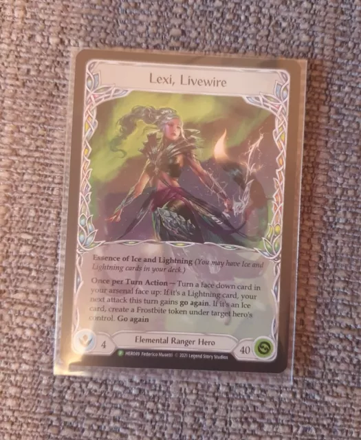 Flesh and Blood 1x LEXI, LIVEWIRE HER049 Rainbow Foil Promo