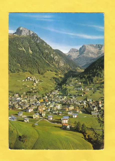 Cartolina Moena panorama  viaggiata 1968