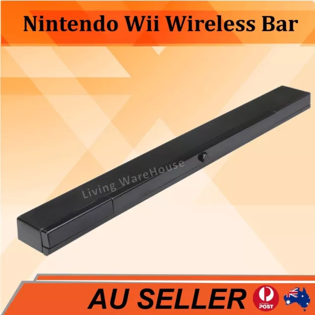 Infrared Ray Wireless Sensor Bar for Nintendo Wii / Wii U / Wii Mini Console AU