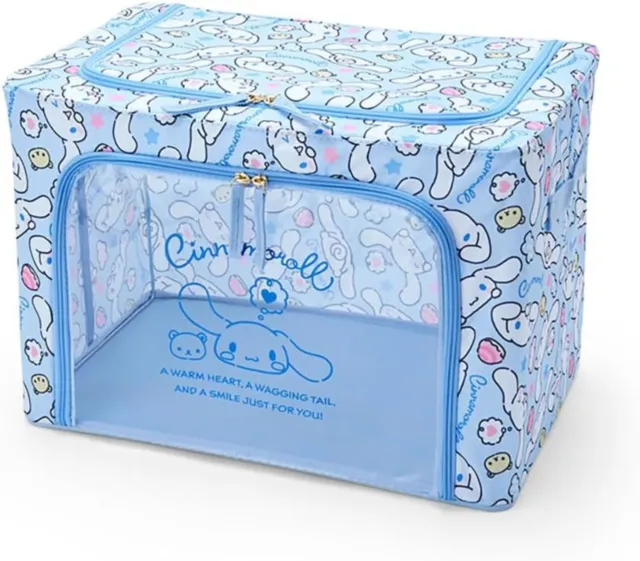 Sanrio Character Cinnamoroll Folding Storage Case With Window 313980 Storage Box