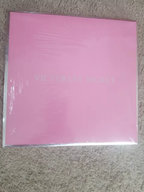 VICTORIA'S SECRET Pink Stripe GIFT BOX Size 10inch x 10 inch x 3