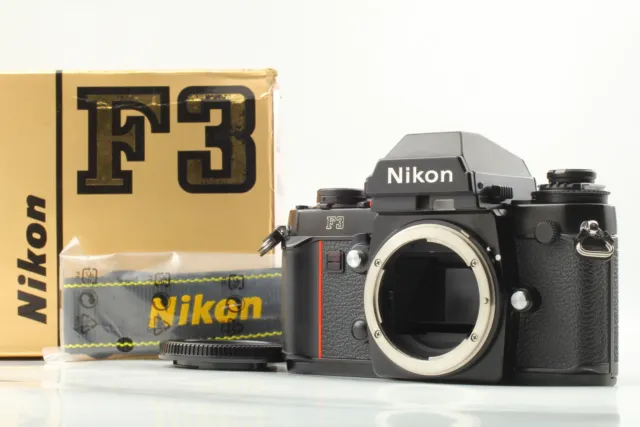 NEAR MINT+3 IN BOX Nikon F3 Eye Level Finder Black 35mm Film Camera From JAPAN