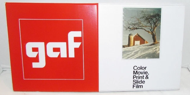 GAF Store Display Cube for Color Movie, Print & Slide Film