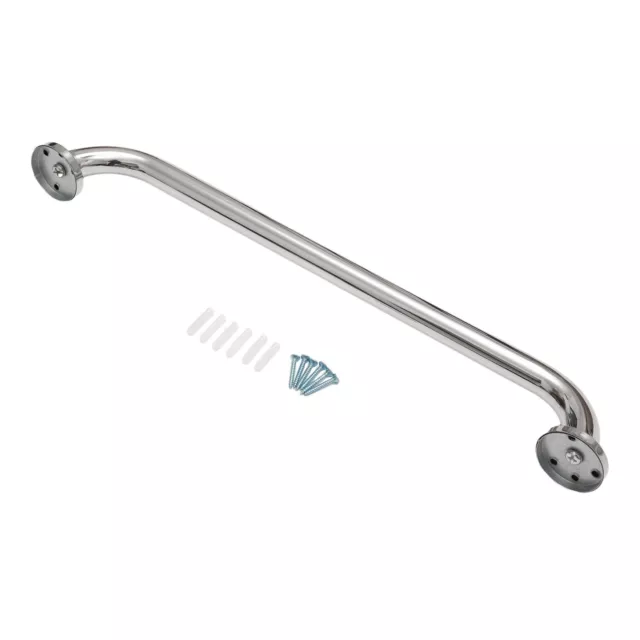 Wall Handle Grip Grab Catch Handgrip Bar Silver 300/400/500mm Bathroom Safety