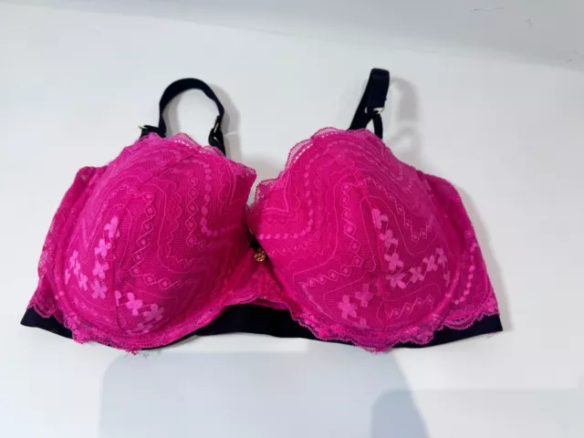 SECRET POSSESSIONS BRA Underwired Padded Lace Covered Strapless