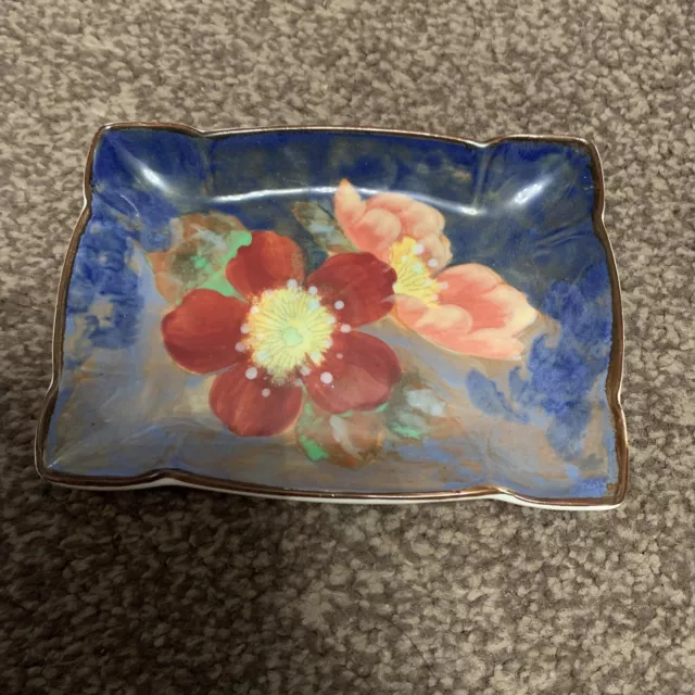 Vintage Royal Doulton Wild Rose Pin Tray/Dish D6227   7922