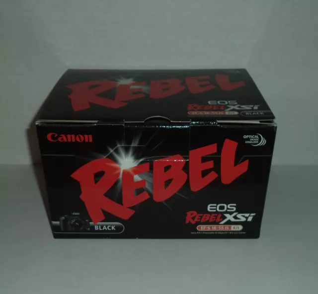 *EMPTY BOX ONLY* Canon Rebel EOS XSi Digital Camera FOR REPLACEMENT NO CONTENTS
