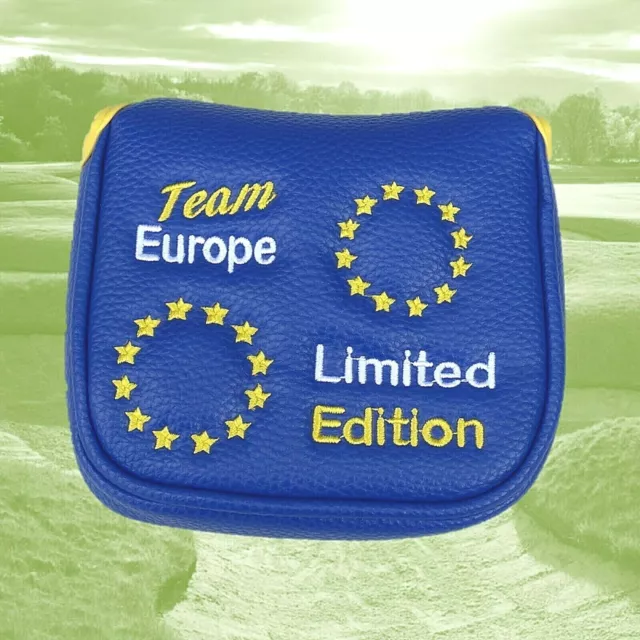 Team Europe Limited Edition Mallet Golf Putter Cover for 2 Ball, Spider, Fang