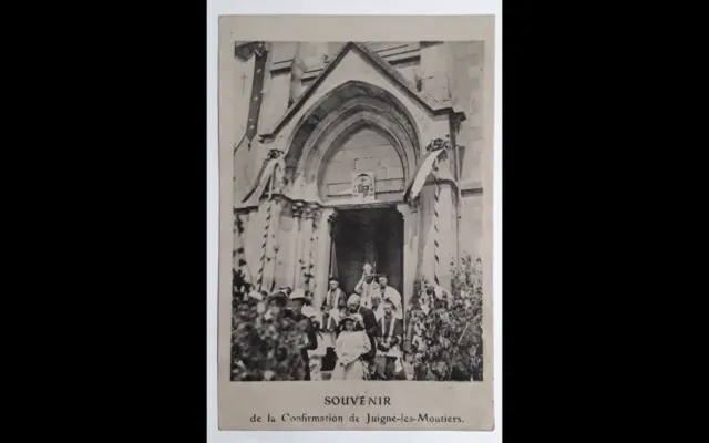 cpa-44-JUIGNÉ-les-MOUTIERS-Souvenir de la Confirmation ( 1916 )