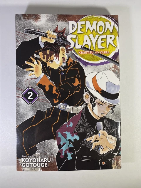 Demon Slayer Manga Volume 2 - English - Soft Cover - Like New