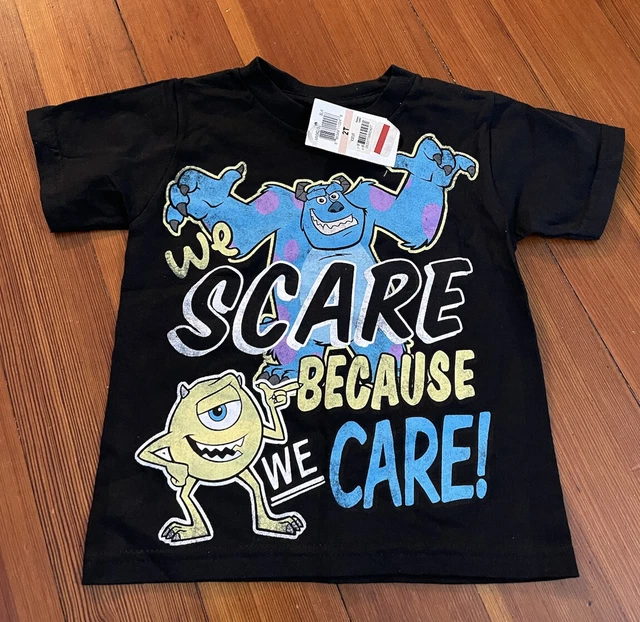 Disney Monsters Inc. 2012 T-Shirt Sully / Mike Wazowski Monsters University NEW