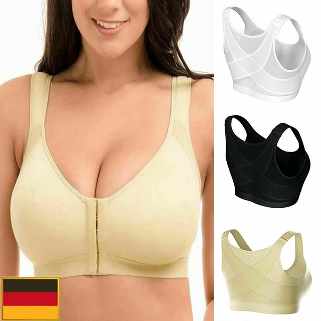 Damen Push up Sport BH Bra Bustier Unterwäsche Damen Slim Fit Fitness Yoga BH DE