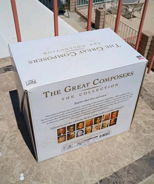 THE GREAT COMPOSERS Collection 14 DVD Box Set Bach Beethoven