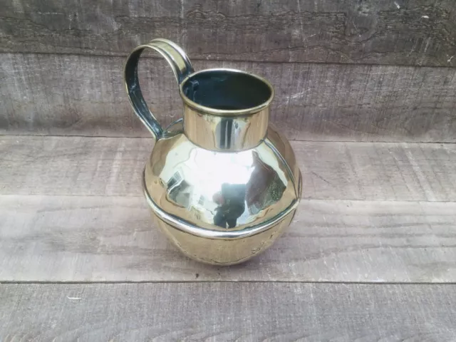 Vintage Brass Water Jug, Vintage Brass, Vintage Decor