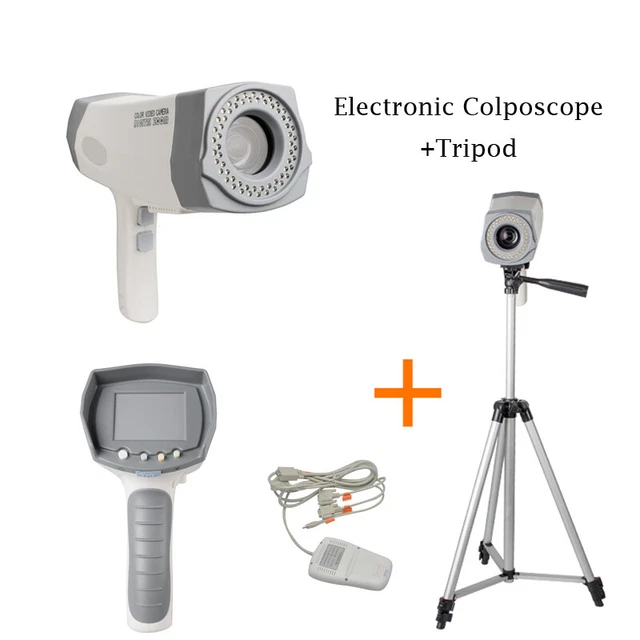 Carejoy Electronic Colposcope Video SONY Camera 800K pixel LED Handle + Tripod