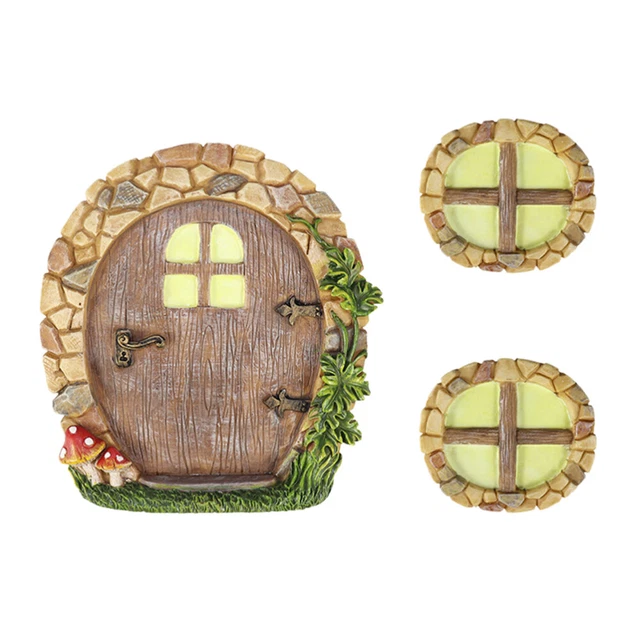 1 Set Garten Peeker Gnome Baum Hugger Holz Elf Fenster Elf Fee Windows
