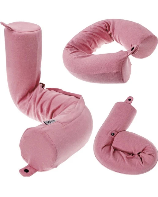 Dot & Dot Contour Twist Memory Foam Travel Pillow for Neck Lumbar Support New