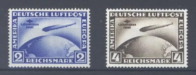 Dt. Reich Michel Nummer 438-39x, Südamerikafahrt 1930 ungebraucht * (5808)