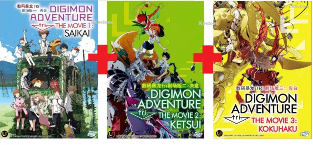 Anime Digimon Adventure Tri Dvd The Movie 1 Saikai Japan English Sub All  New