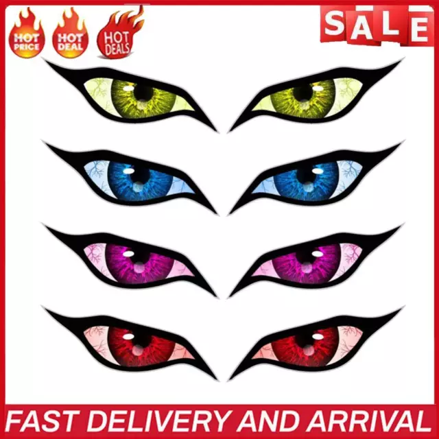 1 Pair Windshield Anime Decal Heat-Resistant Waterproof Personality Sticker