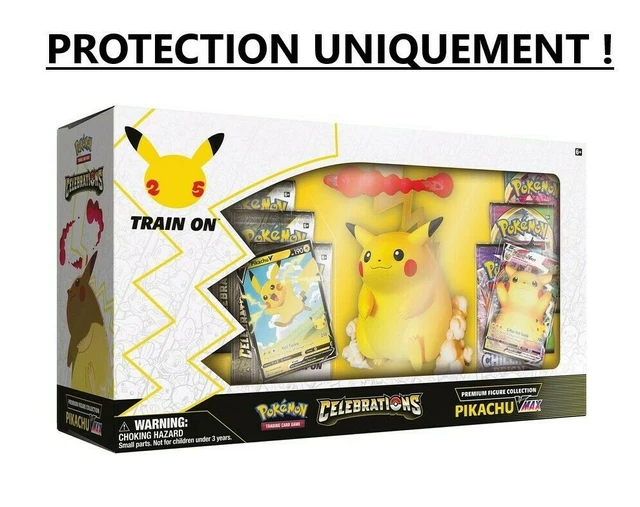 Clear acrylic case - Box Pokemon Celebration Pikachu Vmax - UV RESISTANT