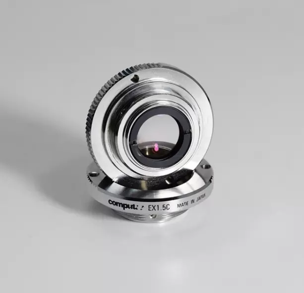 1PC Pre-owned Computar EX1.5C 1.5X Focal Length Extender Lens for C-Mount Camera