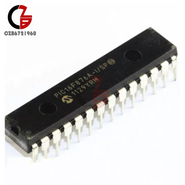 5PCS PIC16F876A-I/SP PIC16F876A-I/P PIC16F876A DIP-28 MICROCHIP Chip IC MCU