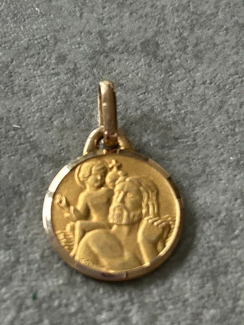 ANCIENNE MINI MEDAILLE Religieuse Saint Christophe Grotte N.d De Lourdes EUR 7,00 - PicClick FR
