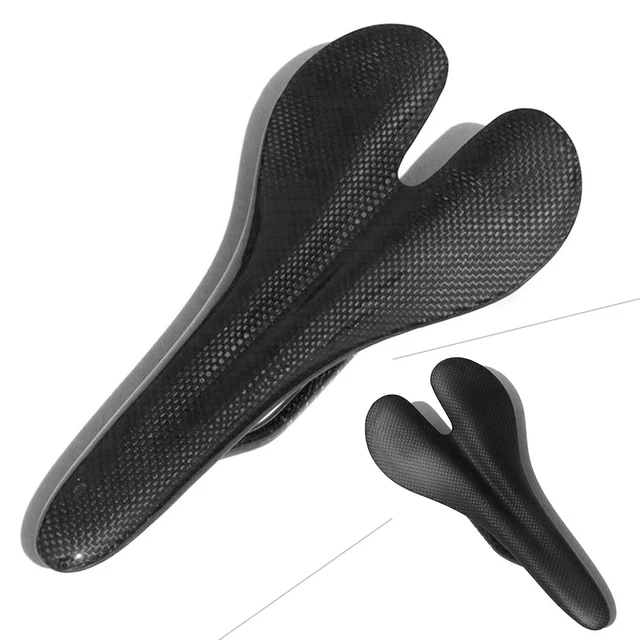 Vollcarbon Fahrrad Sitz Sitz Fahrrad Sattel Radkissen MTB Rennrad Sitz Schwarz