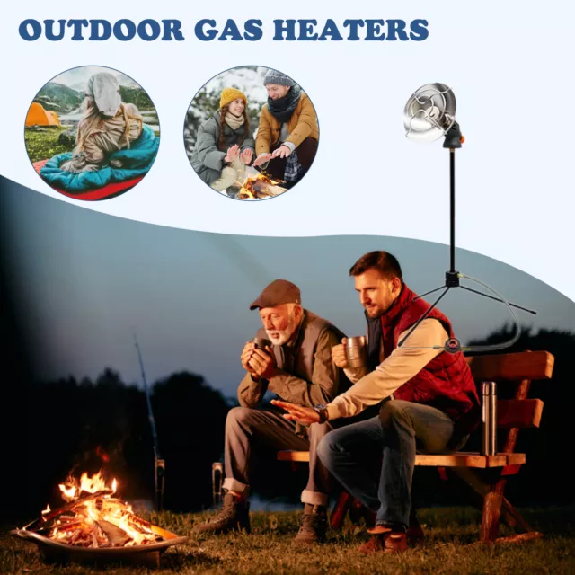 Outdoor Gas Heater Stainless Steel Gas Heating Stove Portable for Winter Fishing 3