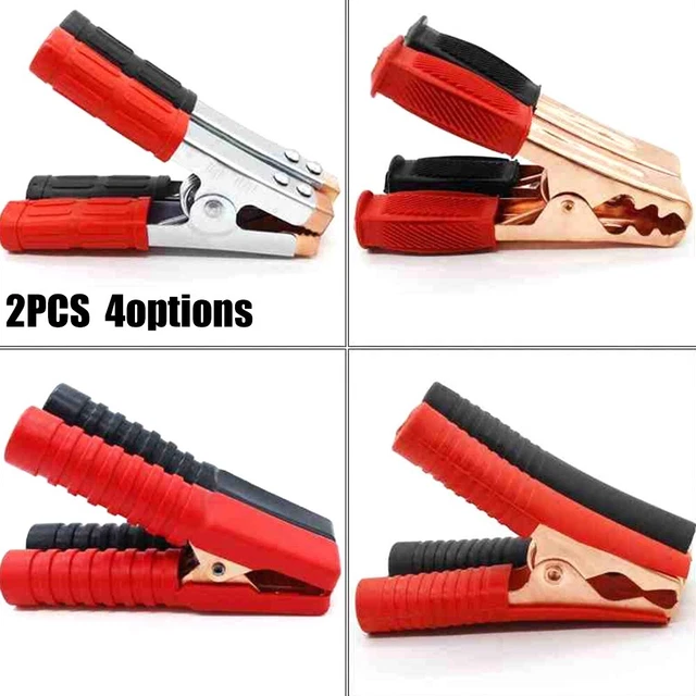 Accessori nichelazione coccodrillo elettrico rame 2 pezzi 5/30/50/100 A