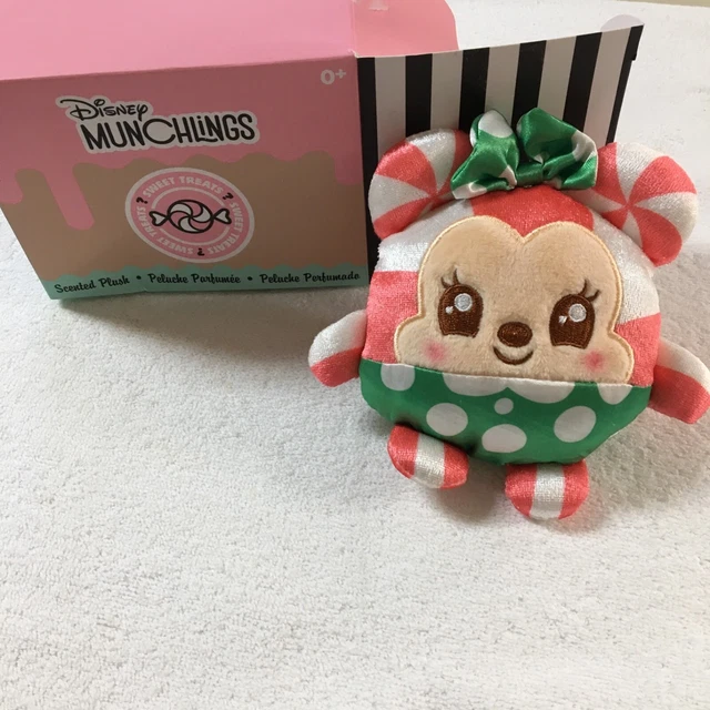 Disney Munchlings Sweet Treats Holiday Peppermint Minnie Mouse Scented Plush Toy