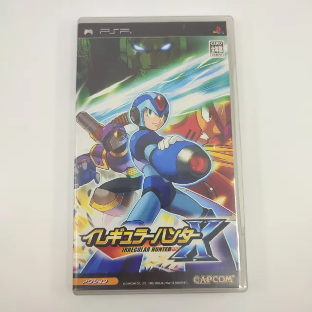 Rockman X: Irregular Hunter Boxed PSP Japan Japanese Game