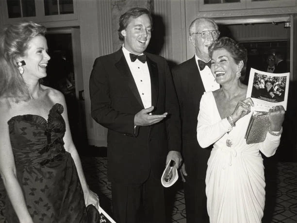 Blanie Roper BLAINE TRUMP ROBERT Trump Harry Helmsley Leona Helmsley 1987 Old Photo ...