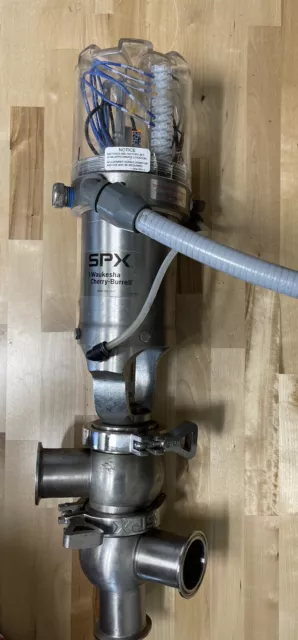 Spx Waukesha Cherry-Burrell W6200334 Sanitary Flow Divert Valve, A3 W62 Tt2" Spx Waukesha Cherry-Burrell W6200334 Sanitary Flow Divert Valve, A3 W62 Tt2"