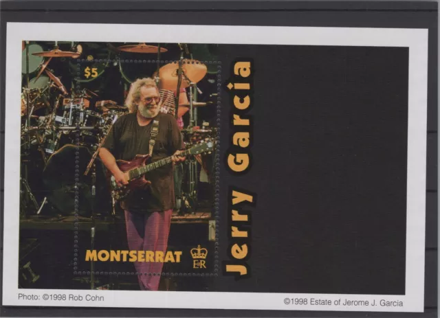 Montserrat 1998 Jerry Garcia XF Mint Never Hinged