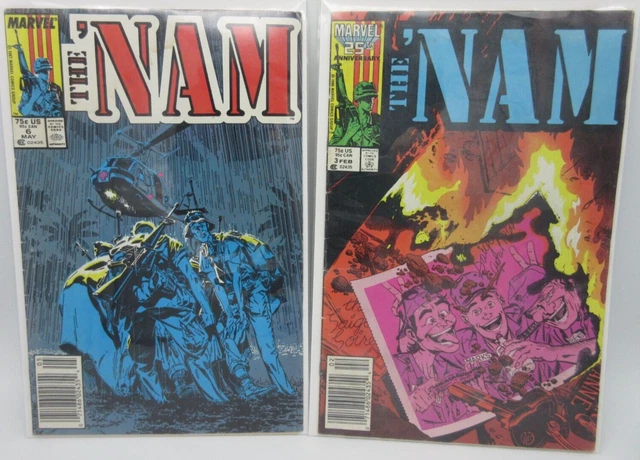 Marvel The 'Nam #3,6 (1987) Michael Golden, Doug Murray