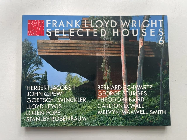 FRANK LLOYD WRIGHT Selected Houses Vol. 3 $55.42 - PicClick CA