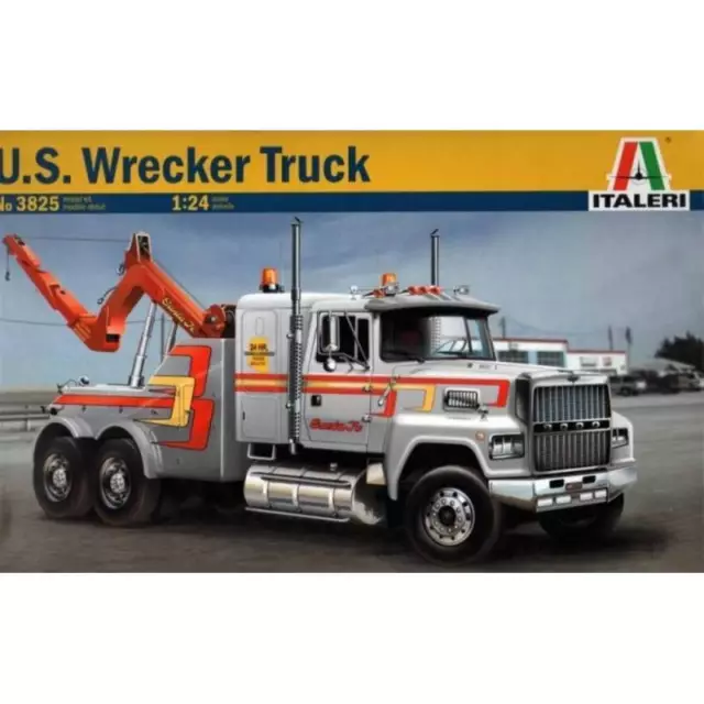 Maquette Camion U.s. Wrecker Truck Italeri 3825 1/24ème Maquette Char Promo