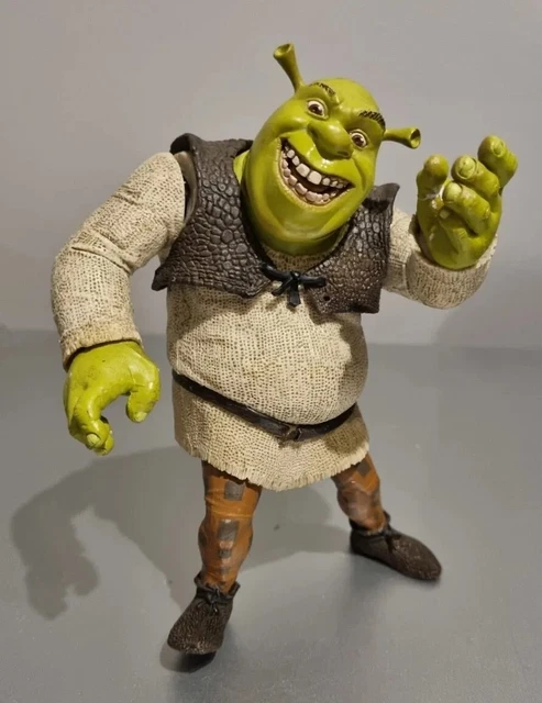 Figurine Shrek Wrestling – McFarlane Toys 2001 – INCOMPLÈTE (sans Boîte) – Bon état