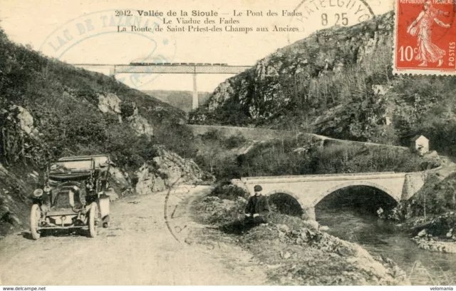 8826 cpa 63 Vallée de la Sioule - le pOnt des Fades - le Viaduc des Fades