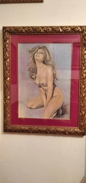 Dipinto Ad Olio Nudo